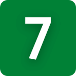 Zahl-Icon Nr. 7